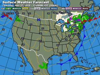 24 Hr Surface Forecast