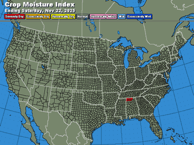 US Crop Moisture Index