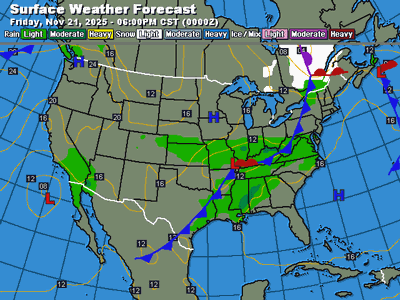 24 Hr Surface Forecast