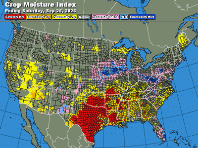 US Crop Moisture Index
