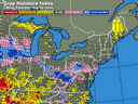 Northeast Crop Moisture Index