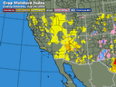 Southwest Crop Moisture Index