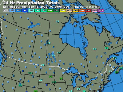 24 Hr Precipitation Totals