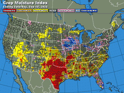 US Crop Moisture Index