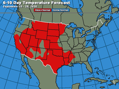 6-10 Day Temp Forecast