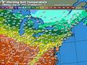 Northeast Soil Temperatures
