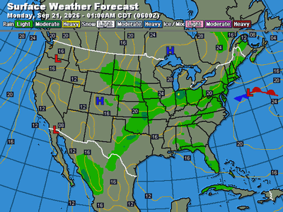 24 Hr Surface Forecast