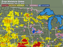 Northcentral Crop Moisture Index