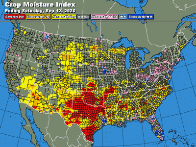 US Crop Moisture Index