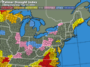 Northeast Palmer Drought Index