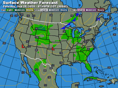 24 Hr Surface Forecast