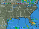 Southeast 24 Hr Rainfall Estimate