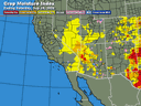 Southwest Crop Moisture Index