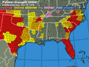 Southeast Palmer Drought Index