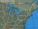 Northeast Crop Moisture Index