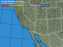 Southwest Crop Moisture Index