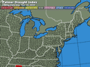 Northeast Palmer Drought Index